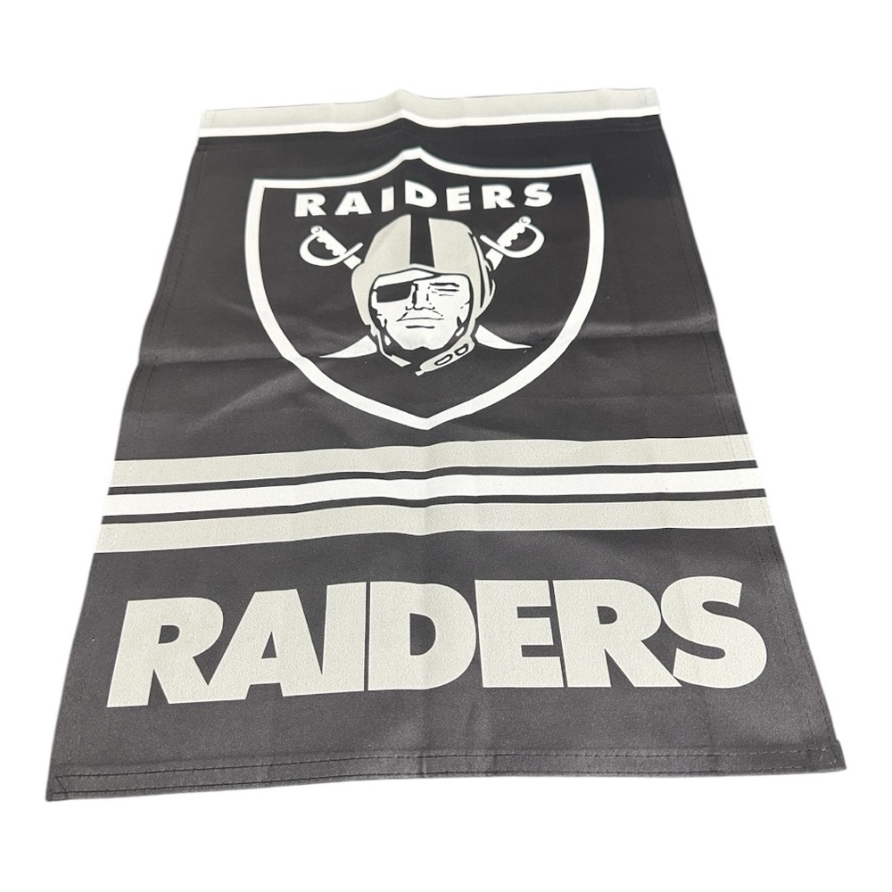 Dual Sided Las Vegas Raiders Garden Flag - Picture 2 of 2